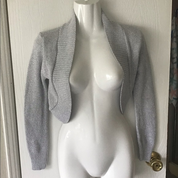 Bina sweater silver sparkle sweater size small NWT great for Holidays 🌹 - Picture 3 of 14